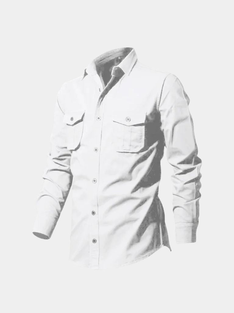 Camicia vintage a maniche lunghe