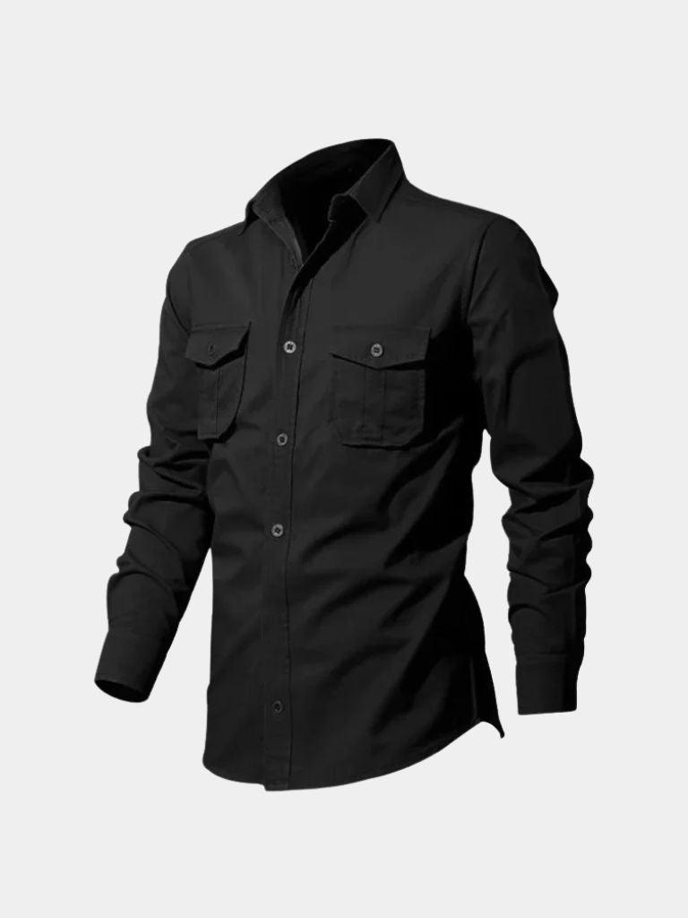 Camicia vintage a maniche lunghe