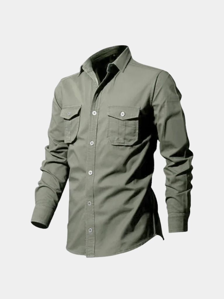 Camicia vintage a maniche lunghe